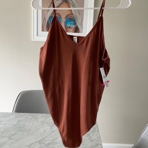 BP Nordstrom Ribbed Bodysuit NWT!